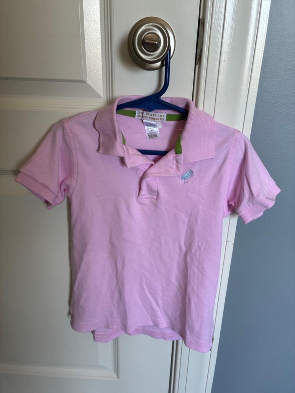 The Beaufort Bonnet Company Light Pink Polo for Kids
